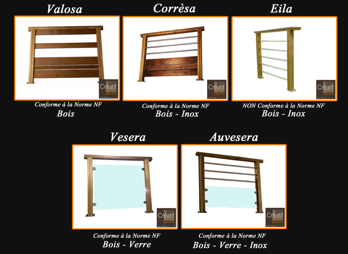 Notre collection de Garde-corps... Notre collection de Garde-corps...