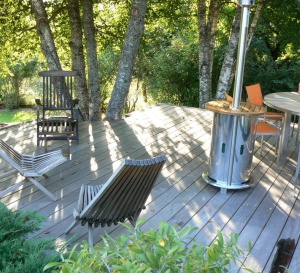 Terrasses en bois sur sol stable