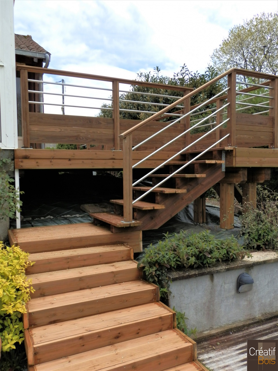 Escalier et Garde-Corps Eila et Corrèza - LA CHAPELLE MONBRANDEIX - 87 Haute Vienne  Escalier et Garde-Corps Eila et Corrèza - LA CHAPELLE MONBRANDEIX - 87 Haute Vienne