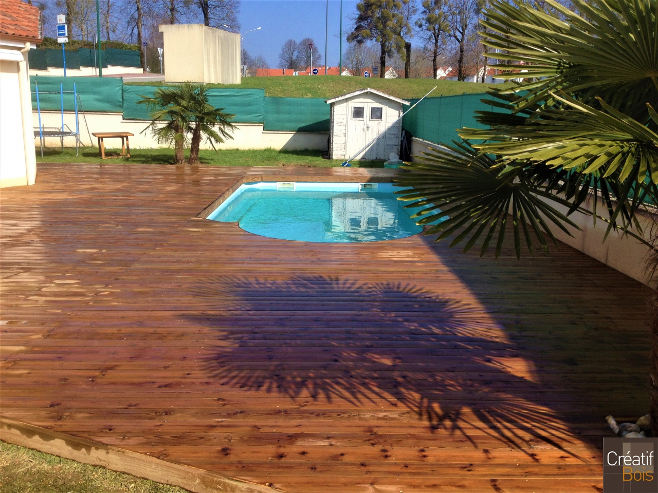 Plage de Piscine en Pin Rouge du Nord PANAZOL - 87 Haute Vienne Plage de Piscine en Pin Rouge du Nord PANAZOL - 87 Haute Vienne