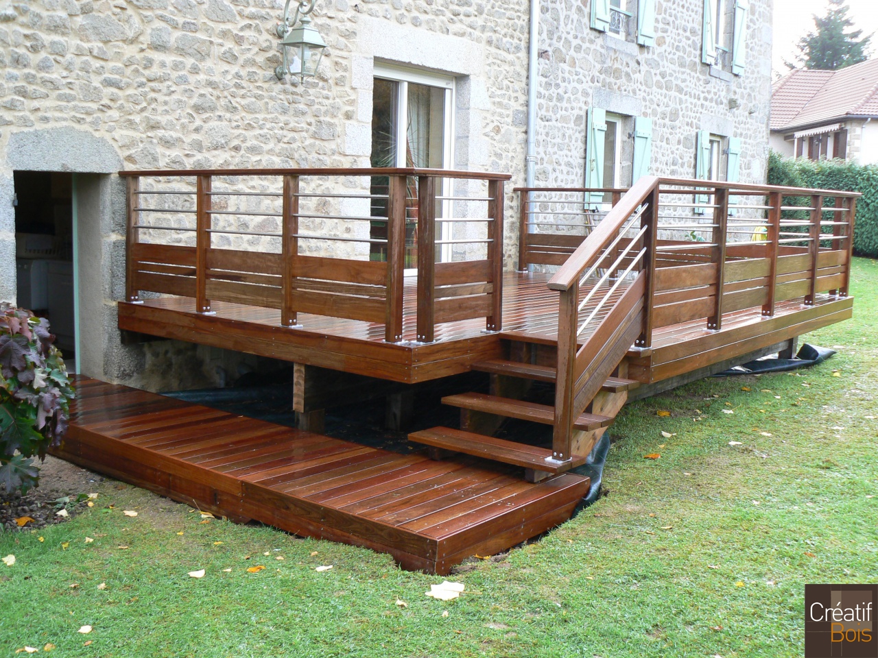Terrasse avec escalier et Garde-Corps Corrèza SAINTE FEYRE - Creuse 23 Terrasse avec escalier et Garde-Corps Corrèza SAINTE FEYRE - Creuse 23