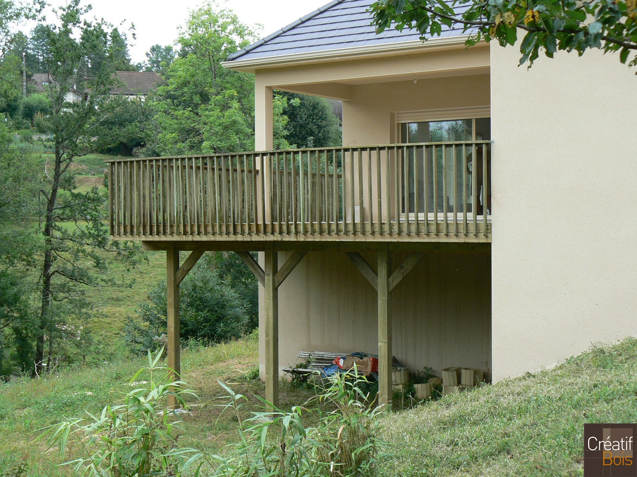 Terrasse Bois autoportante sur Poteaux BRIVE - Corrèze 19 Terrasse Bois autoportante sur Poteaux BRIVE - Corrèze 19