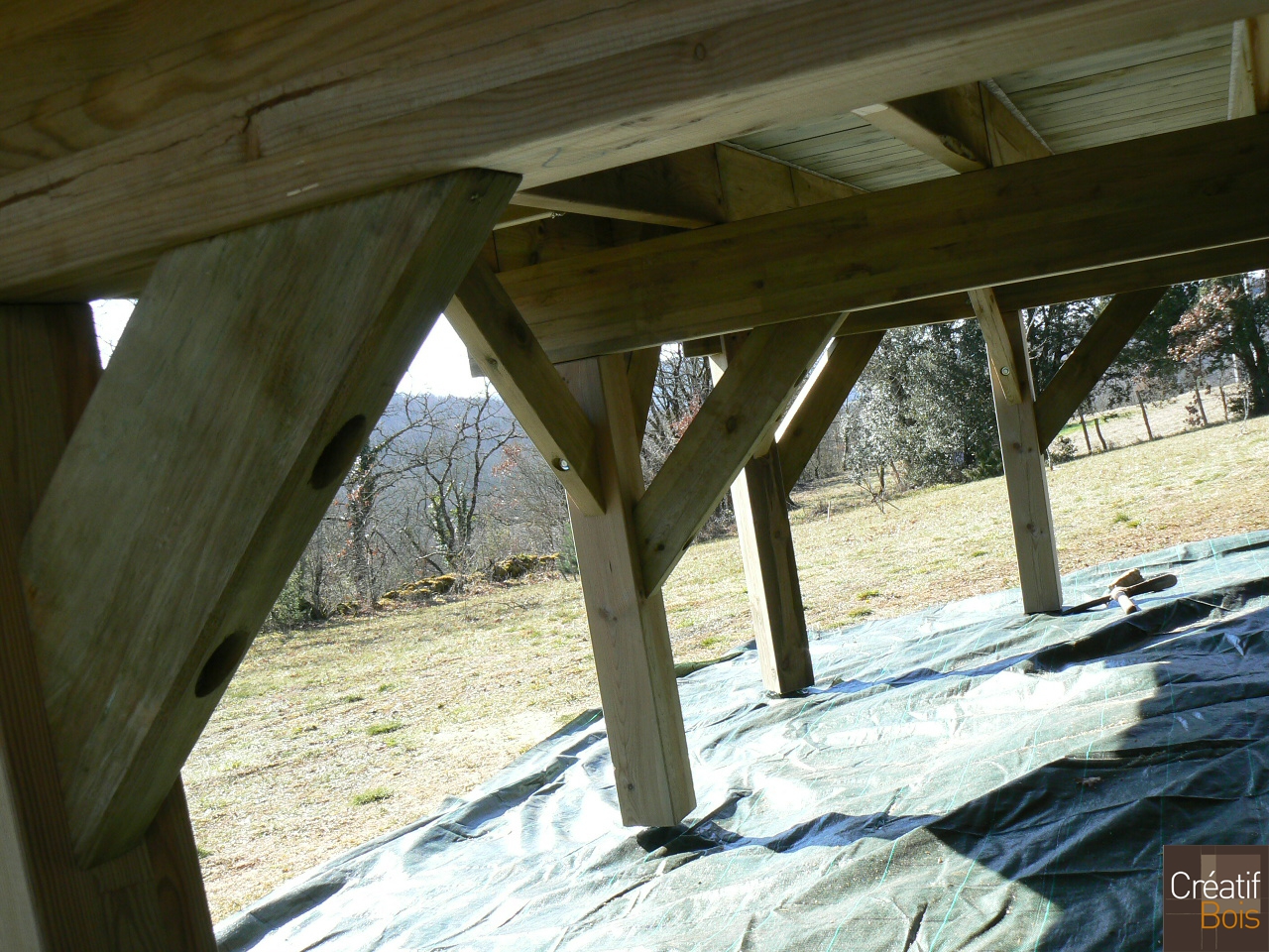 Terrasse Bois sur Poteaux CHASTEAUX  Corrèze 19 Terrasse Bois sur Poteaux CHASTEAUX  Corrèze 19