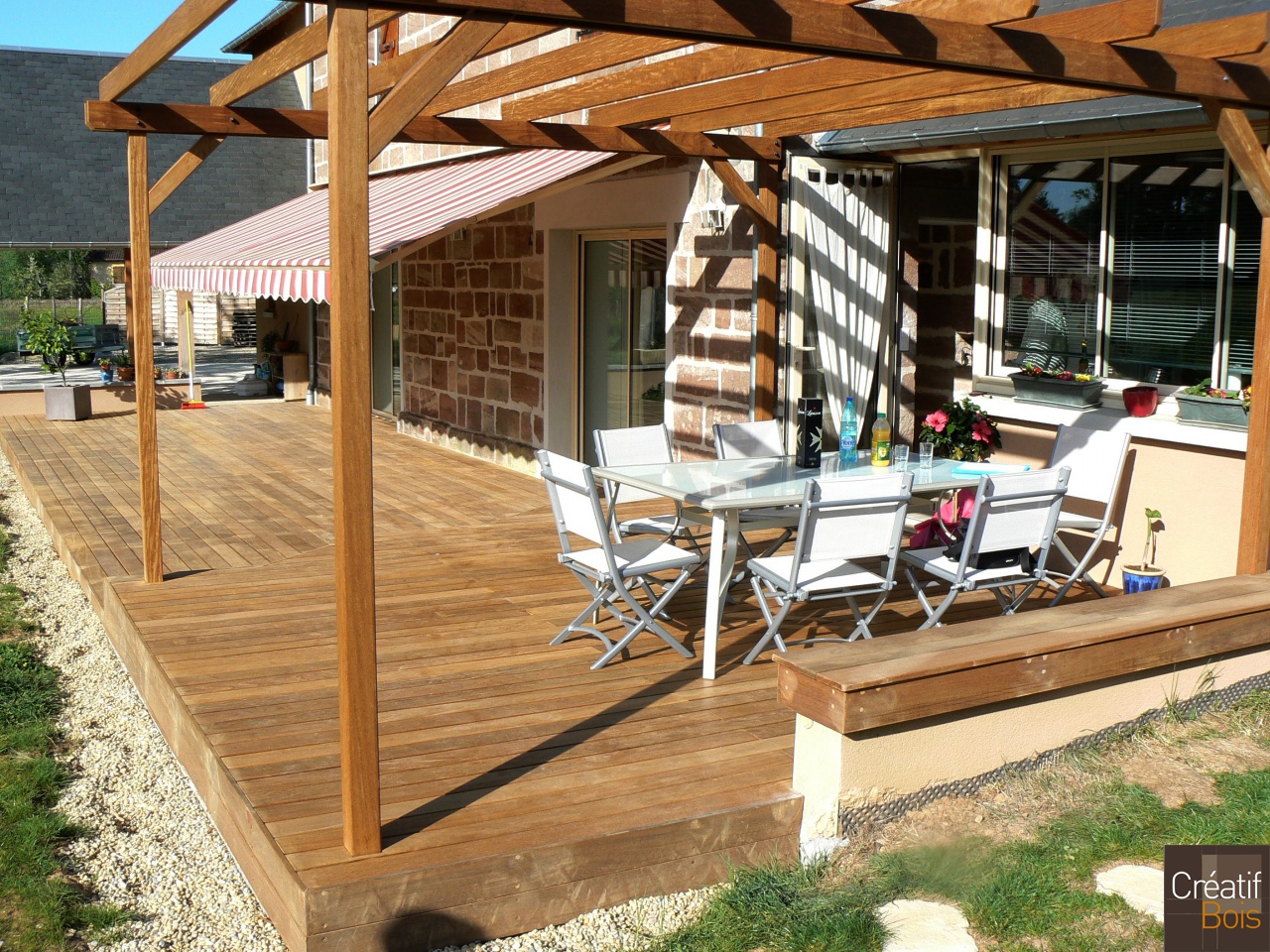 Terrasse Bois avec Pergola VARETZ - Corrèze 19 Terrasse Bois avec Pergola VARETZ - Corrèze 19