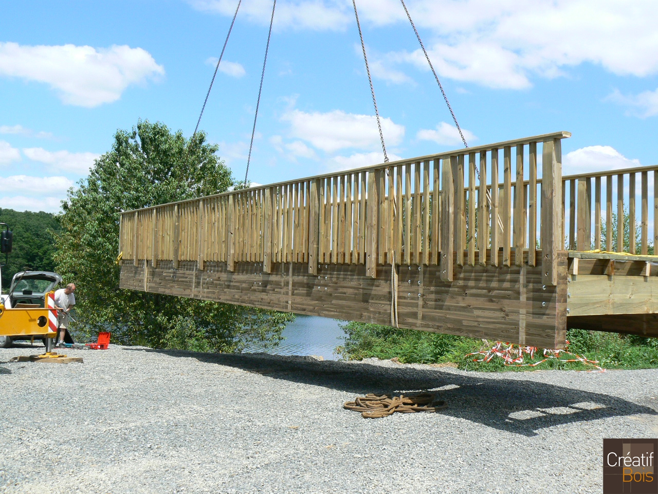 Passerelle bois LANOAILLE - Dordogne 24 Passerelle bois LANOAILLE - Dordogne 24