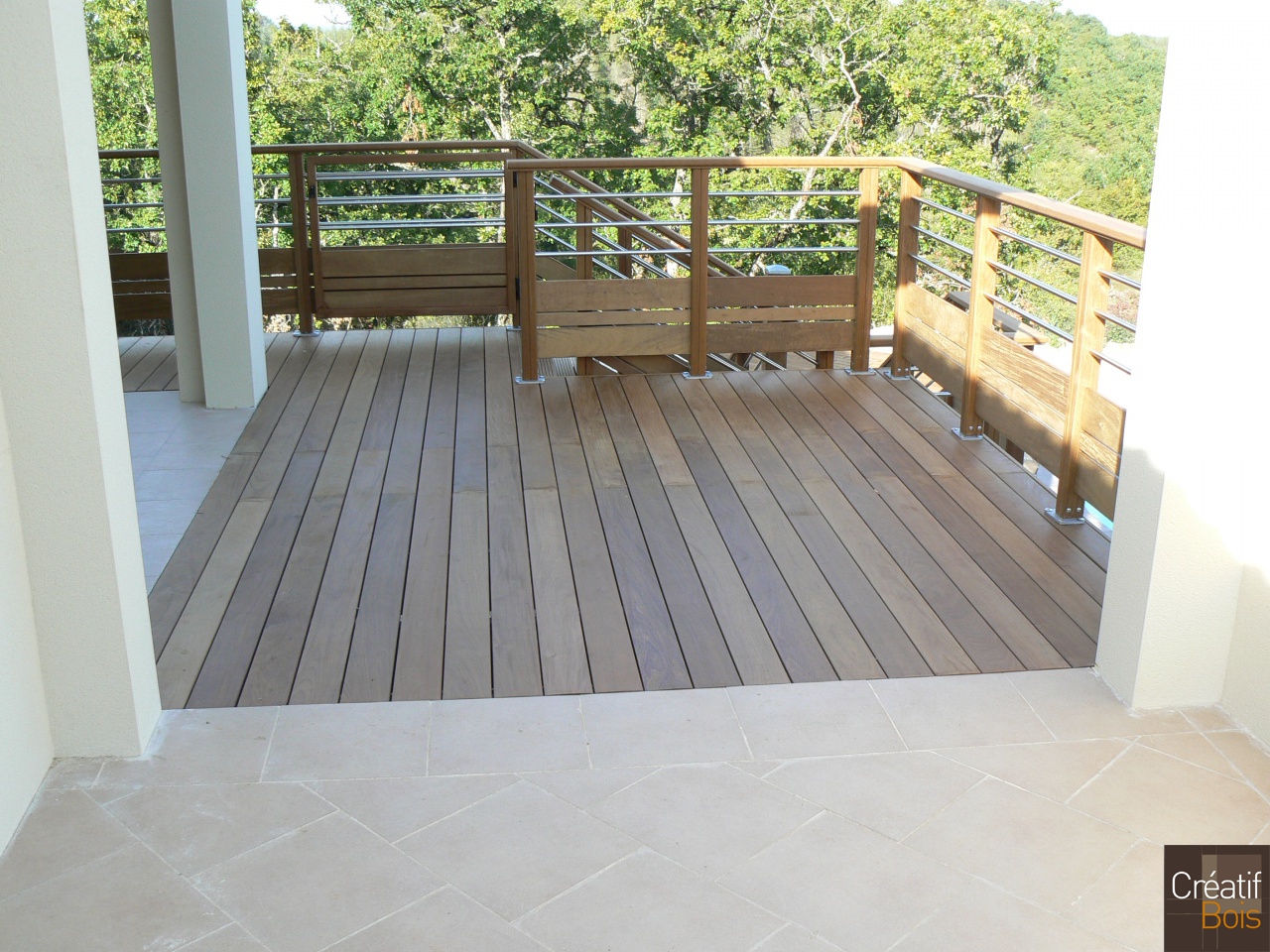 Terrasse en Ipé Garde-corps Corrèza CAHORS - Lot 46 Terrasse en Ipé Garde-corps Corrèza CAHORS - Lot 46