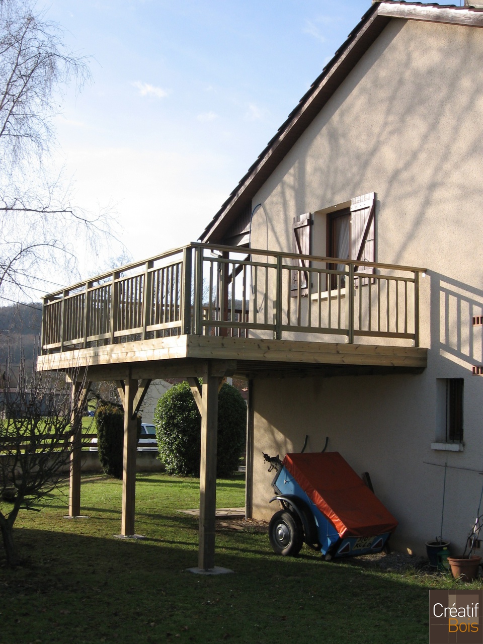 Terrasse Bois en hauteur VAYRAC - Lot 46 Terrasse Bois en hauteur VAYRAC - Lot 46