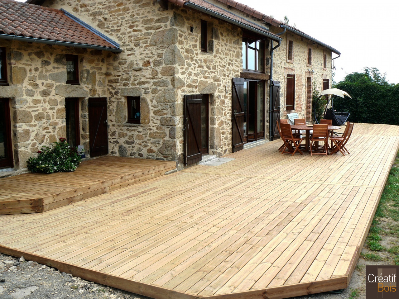 terrasse bois brive