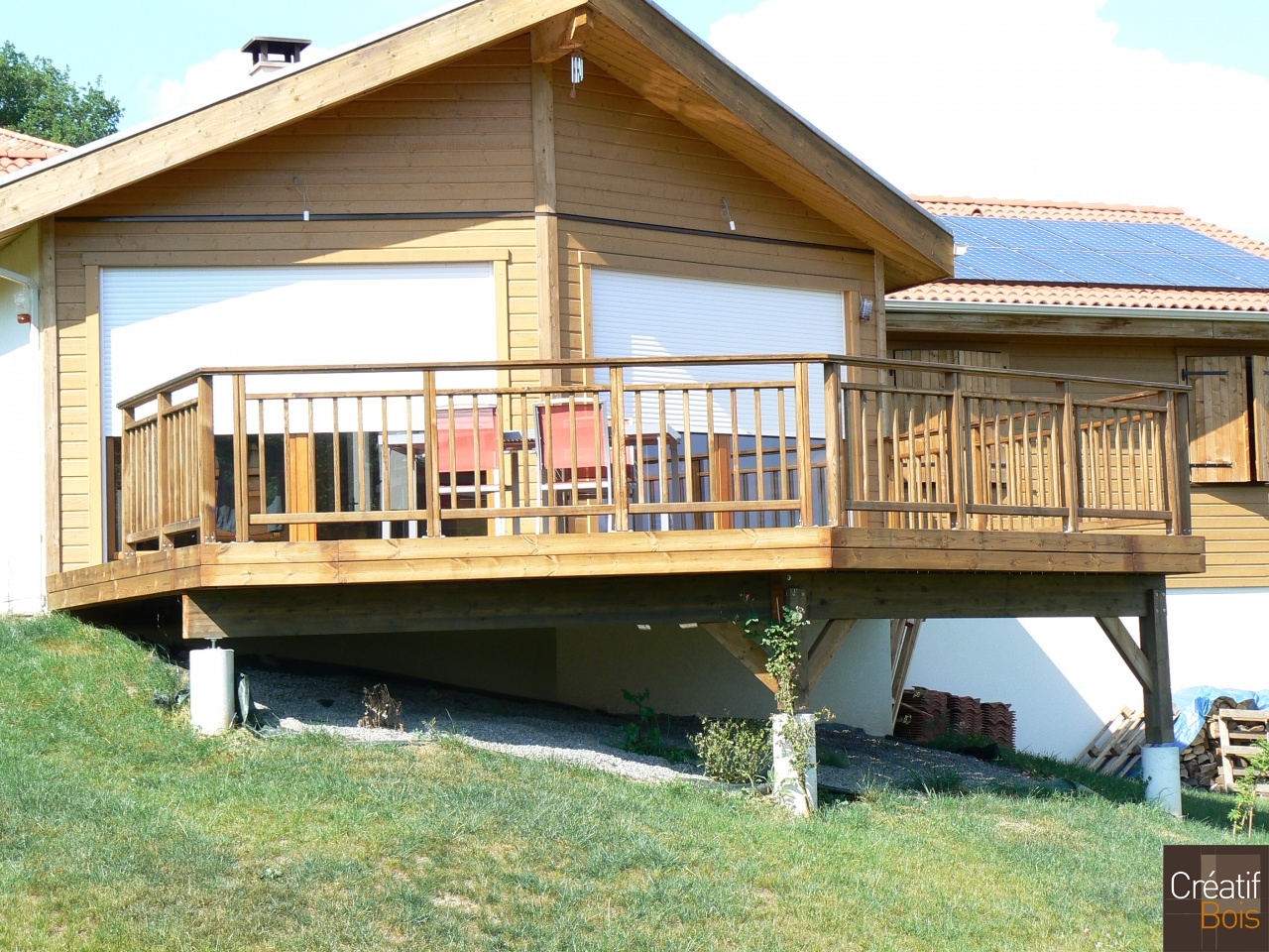 Terrasse Bois en hauteur LIMOGES - Haute Vienne 87  Terrasse Bois en hauteur LIMOGES - Haute Vienne 87