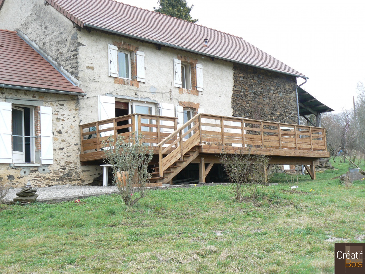 Terrasse Bois Autoportante Garde-Corps Valosa VIC SUR BREUILLE - Haute Vienne 87 Terrasse Bois Autoportante Garde-Corps Valosa VIC SUR BREUILLE - Haute Vienne 87