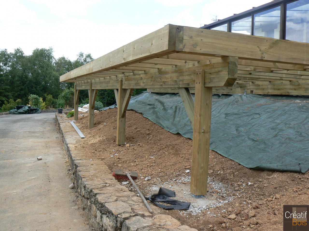 Terrasse Bois sur poteaux REYGADE - Corrèze 19 Terrasse Bois sur poteaux REYGADE - Corrèze 19