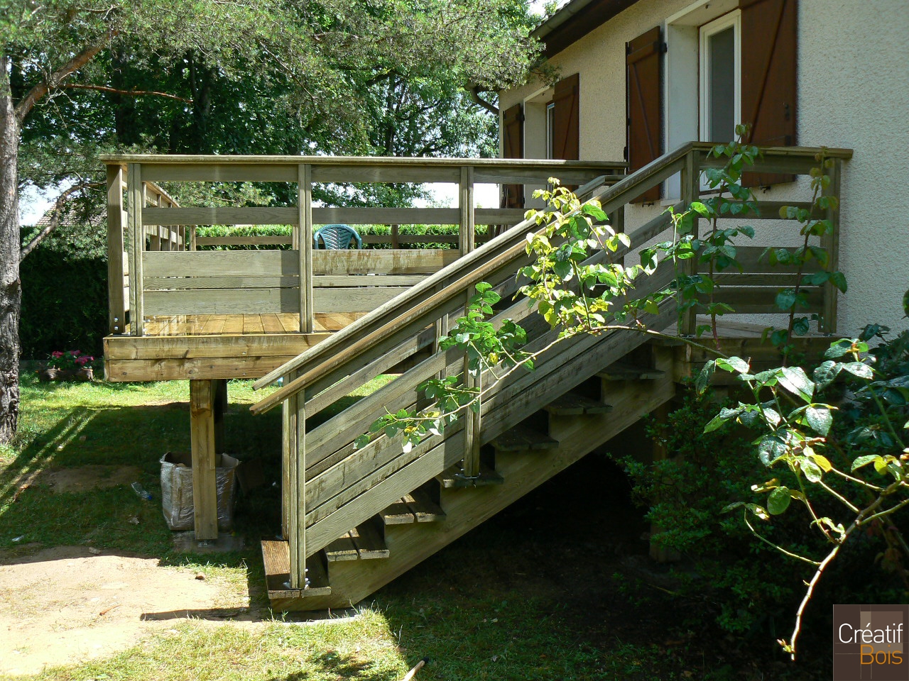 Terrasse Bois sur poteaux et Garde-Corps Valosa BEAUBREUIL - Haute Vienne 87 Terrasse Bois sur poteaux et Garde-Corps Valosa BEAUBREUIL - Haute Vienne 87