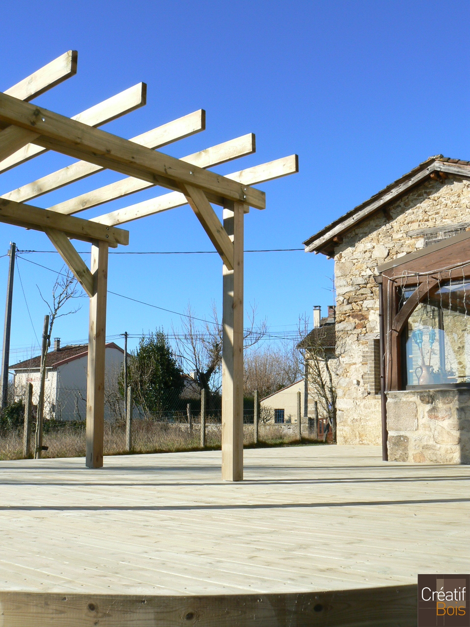 Terrasse Bois et pergola BONNAC LA COTE - Haute Vienne 87 Terrasse Bois et pergola BONNAC LA COTE - Haute Vienne 87