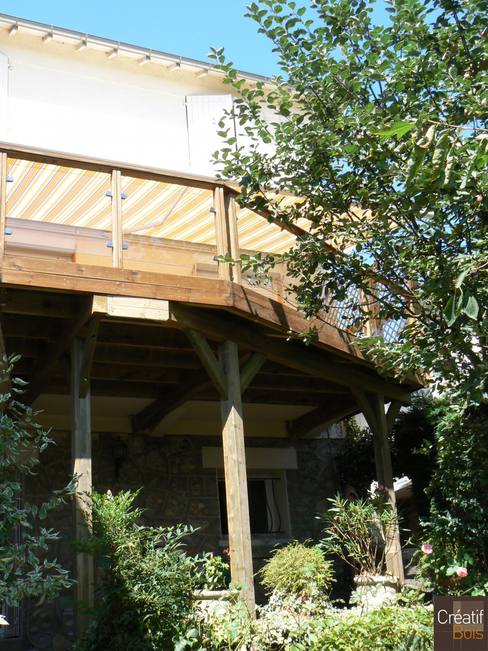 Garde-corps bois verre Vézèra BRIVE - Corrèze 19 Garde-corps bois verre Vézèra BRIVE - Corrèze 19