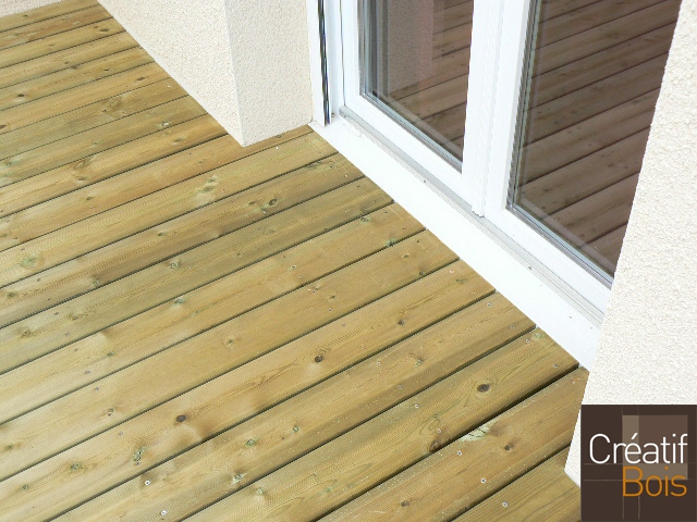 Terrasse en Pin Rouge du Nord CHAPTELAT - Haute Vienne 87 Terrasse en Pin Rouge du Nord CHAPTELAT - Haute Vienne 87