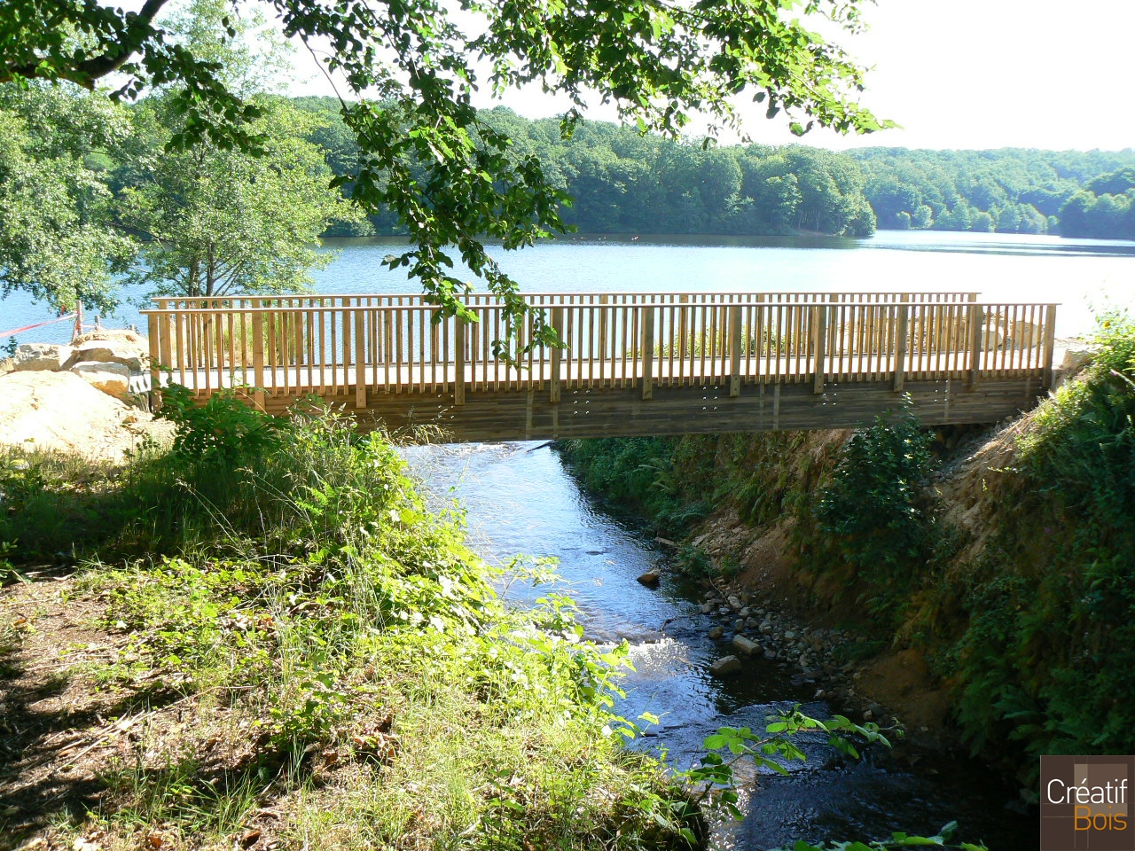 Passerelle bois LANOAILLE - Dordogne 24 Passerelle bois LANOAILLE - Dordogne 24