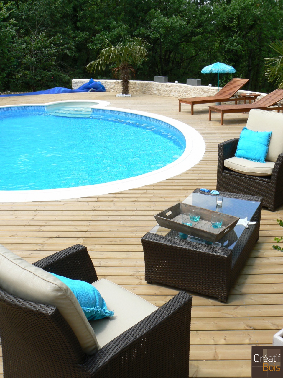 Plage de piscine LANZAC Lot 46 Plage de piscine LANZAC Lot 46