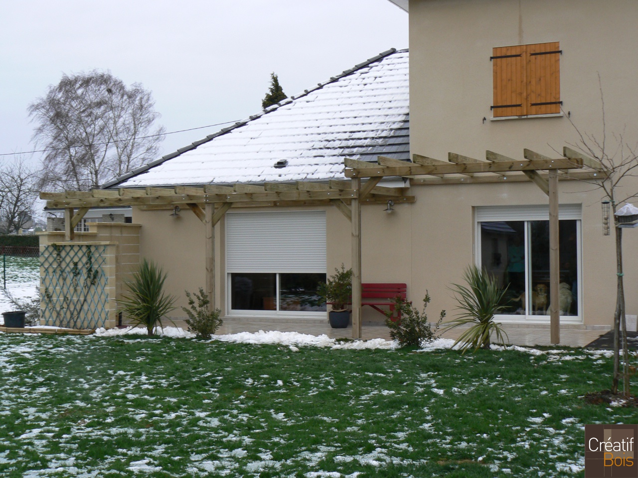 Pergola bois LUBERSAC - Corrèze 19 Pergola bois LUBERSAC - Corrèze 19