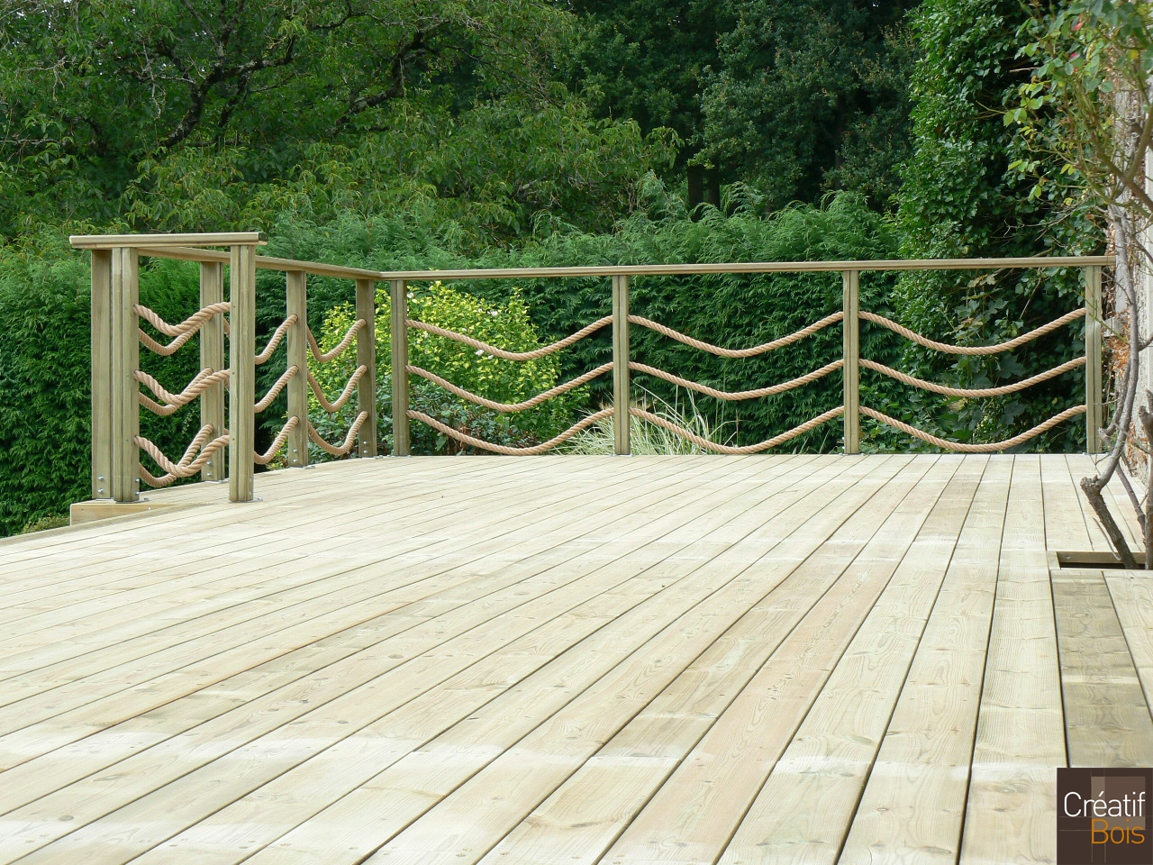 Terrasse bois et gardes-corps en bois PANAZOL - Haute Vienne 87 Terrasse bois et gardes-corps en bois PANAZOL - Haute Vienne 87