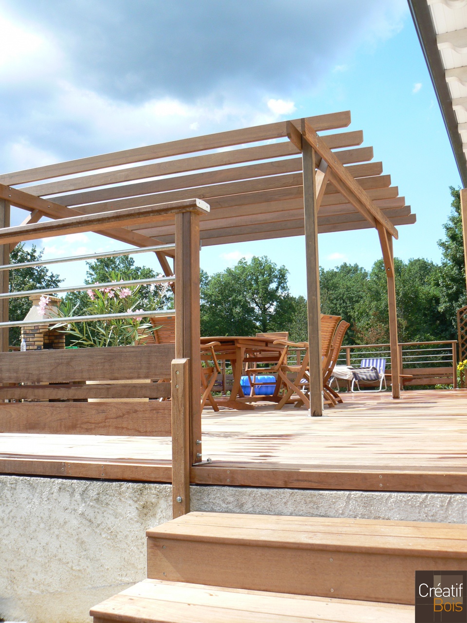 Terrasse Bois et Pergola Bois Garde-corps Corrèza SAINT CERNIN DE LARCHE - Corrèze 19  Terrasse Bois et Pergola Bois Garde-corps Corrèza SAINT CERNIN DE LARCHE - Corrèze 19