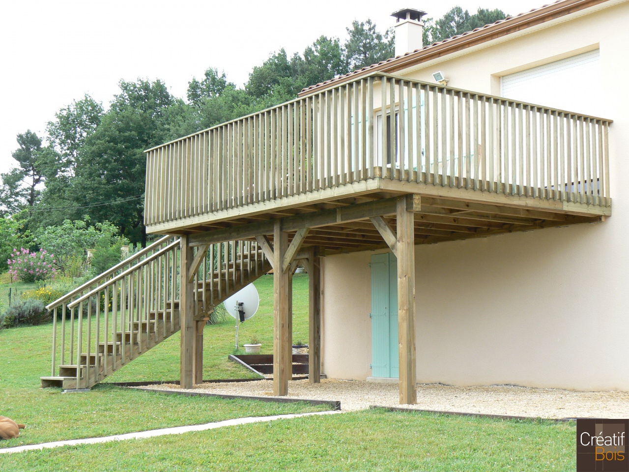 Terrasse Autoportante en Pin Rouge et Escalier du Nord SARLAT - Dordogne 24 Terrasse Autoportante en Pin Rouge et Escalier du Nord SARLAT - Dordogne 24