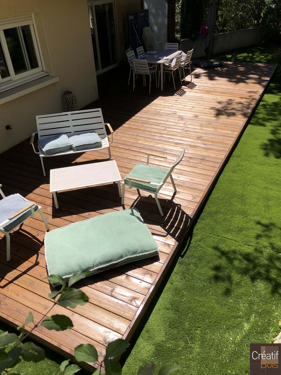 Terrasse en Pin Rouge du Nord et Pelouse Artificielle - BRIVE - 19 Corrèze Limousin Terrasse en Pin Rouge du Nord et Pelouse Artificielle - BRIVE - 19 Corrèze Limousin