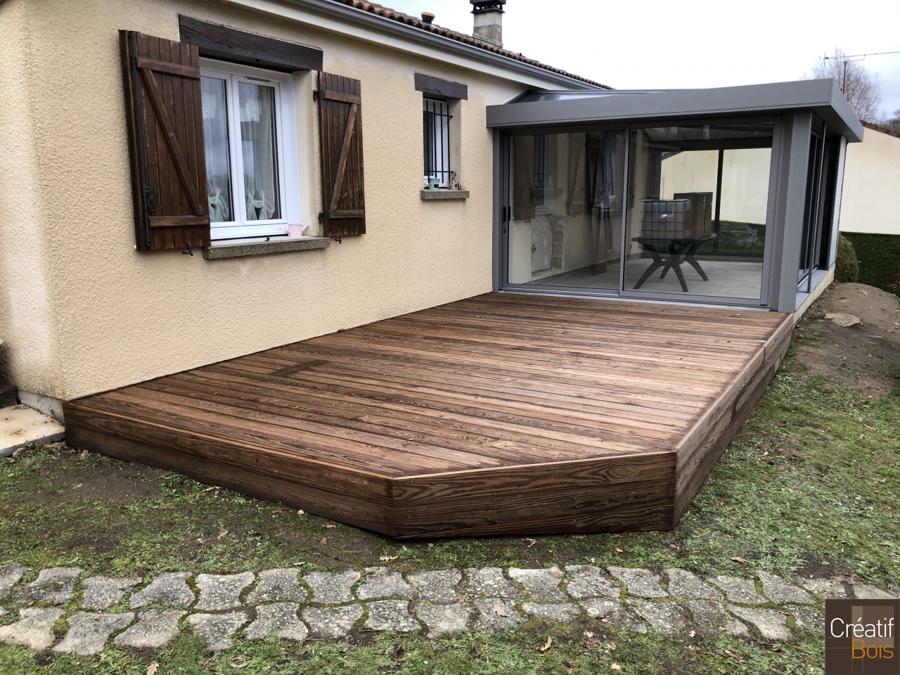 Terrasse en Pin de Caroline - SAINT SYLVESTRE - 87 Haute Vienne Terrasse en Pin de Caroline - SAINT SYLVESTRE - 87 Haute Vienne