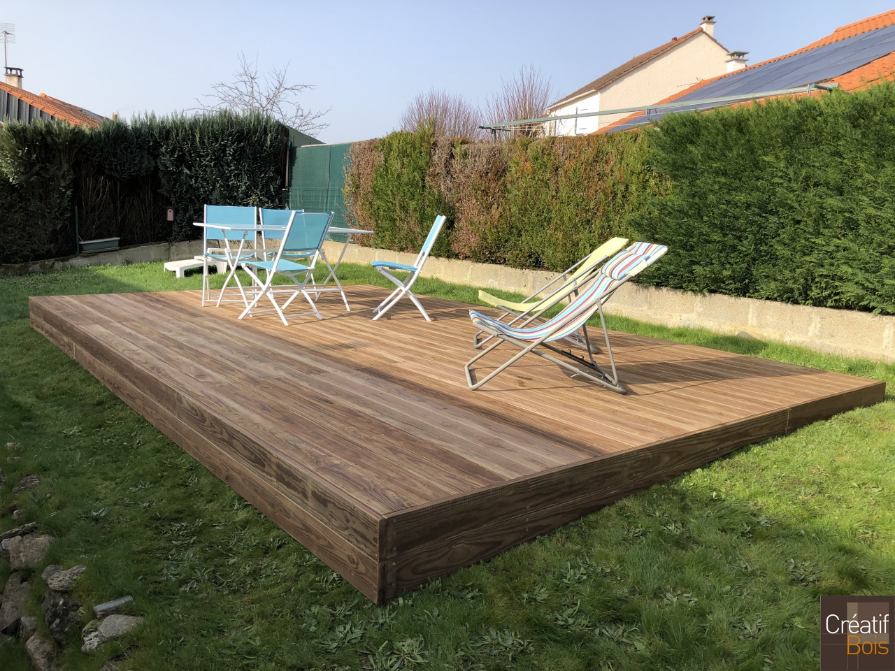 Terrasse en Pin de Caroline - PANAZOL - 87 Haute Vienne Terrasse en Pin de Caroline - PANAZOL - 87 Haute Vienne