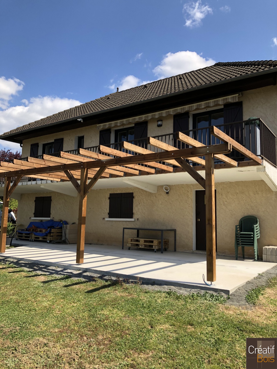 Pergola en Pin - USSAC - 19 Corrèze Pergola en Pin - USSAC - 19 Corrèze