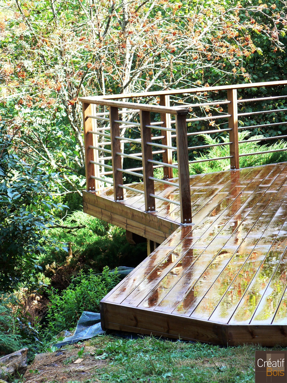 Terrasse sur poteaux et Garde-Corps Eila FLAVIGNAC - Haute Vienne 87 Terrasse sur poteaux et Garde-Corps Eila FLAVIGNAC - Haute Vienne 87