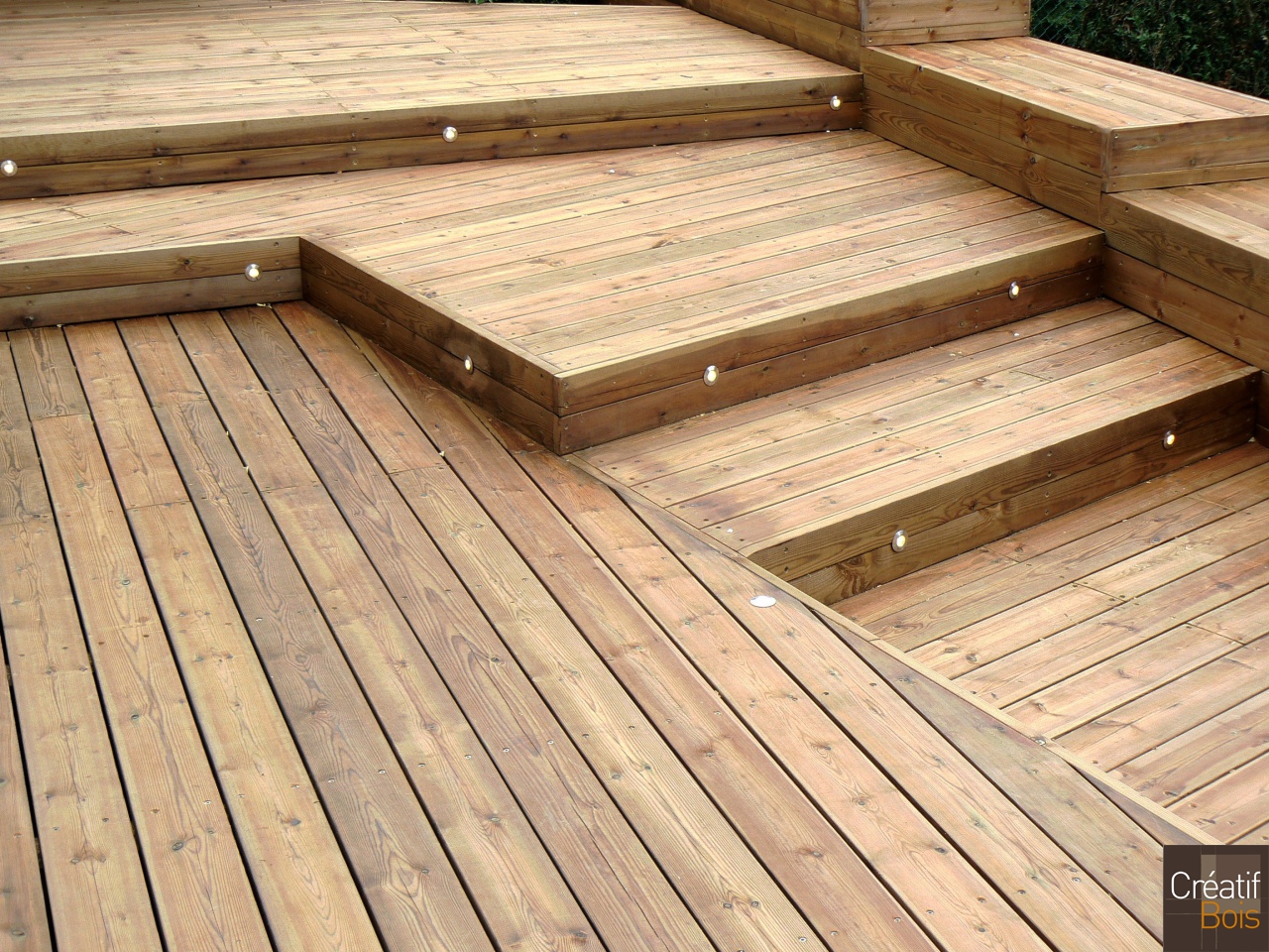 Leds dans une terrasse Bois GUERET - Creuse 23  Leds dans une terrasse Bois GUERET - Creuse 23