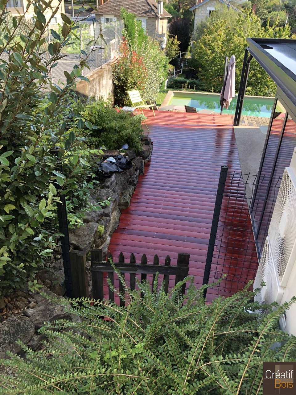 Terrasse en Padouk - NOAILLES - 19 Corréze Terrasse en Padouk - NOAILLES - 19 Corréze