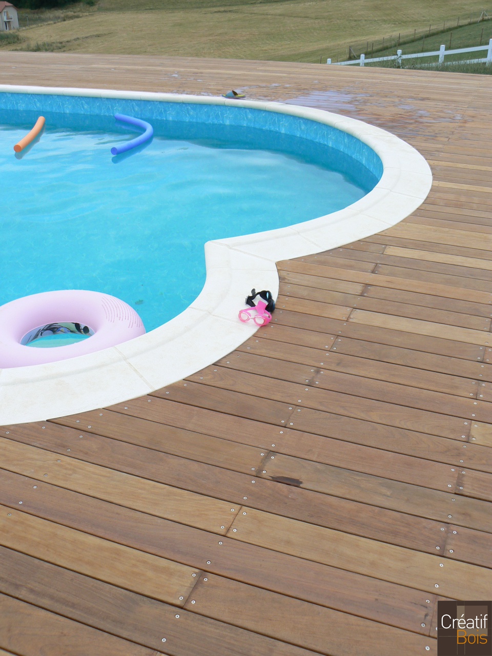 Découpes pour Plage de Piscine en Ipé ALVIGNAC - Lot 46 Découpes pour Plage de Piscine en Ipé ALVIGNAC - Lot 46