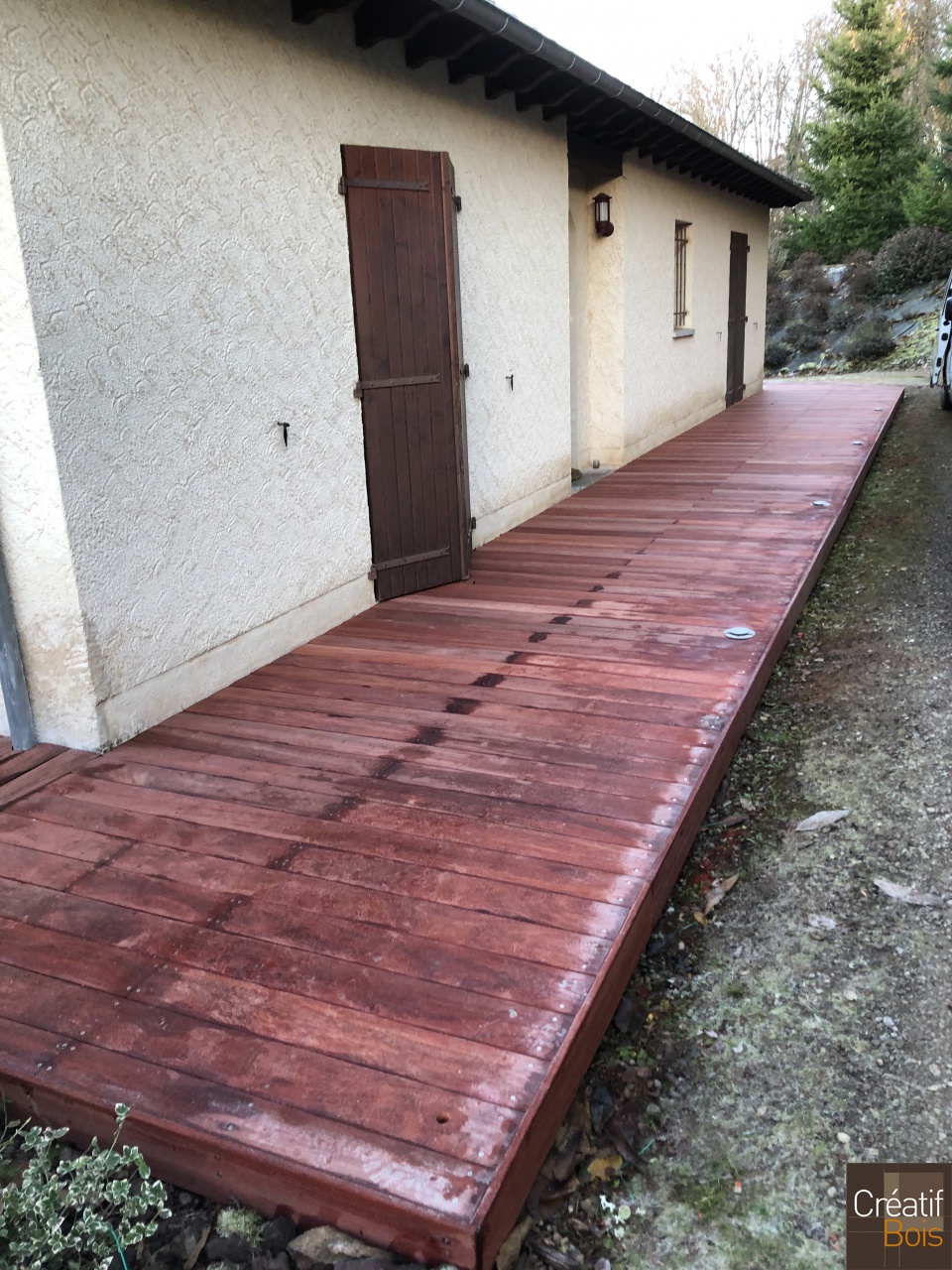 Terrasse en Padouk - NOAILHAC - 19 Corrèze Terrasse en Padouk - NOAILHAC - 19 Corrèze