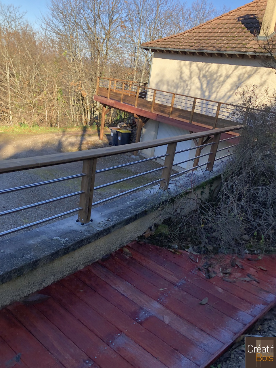 Terrasse en Padouk et Garde-corps - NOAILHAC - 19 Corrèze Terrasse en Padouk et Garde-corps - NOAILHAC - 19 Corrèze