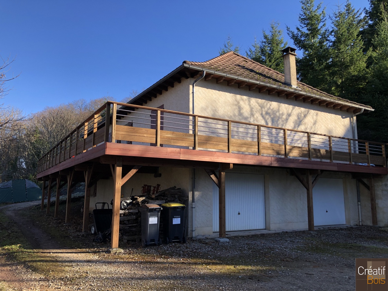 Terrasse Autoportante et Garde-corps "Corrèza" - NOAILHAC - 19 Corrèze Terrasse Autoportante et Garde-corps "Corrèza" - NOAILHAC - 19 Corrèze