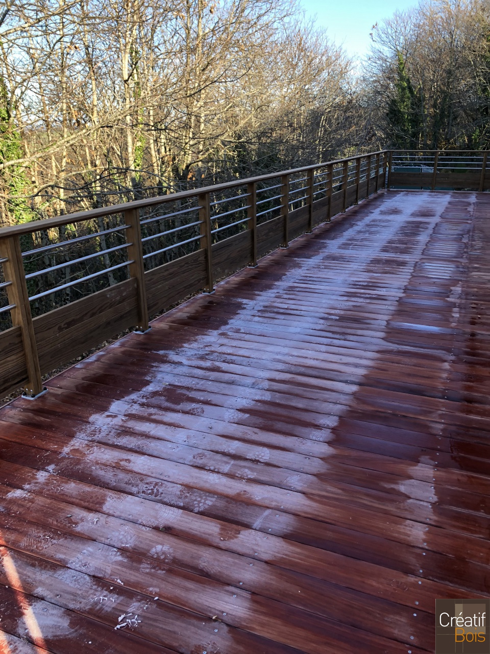 Terrasse en Padouk et Garde-corps "Corrèza" - NOAILHAC - 19 Corrèze Terrasse en Padouk et Garde-corps "Corrèza" - NOAILHAC - 19 Corrèze