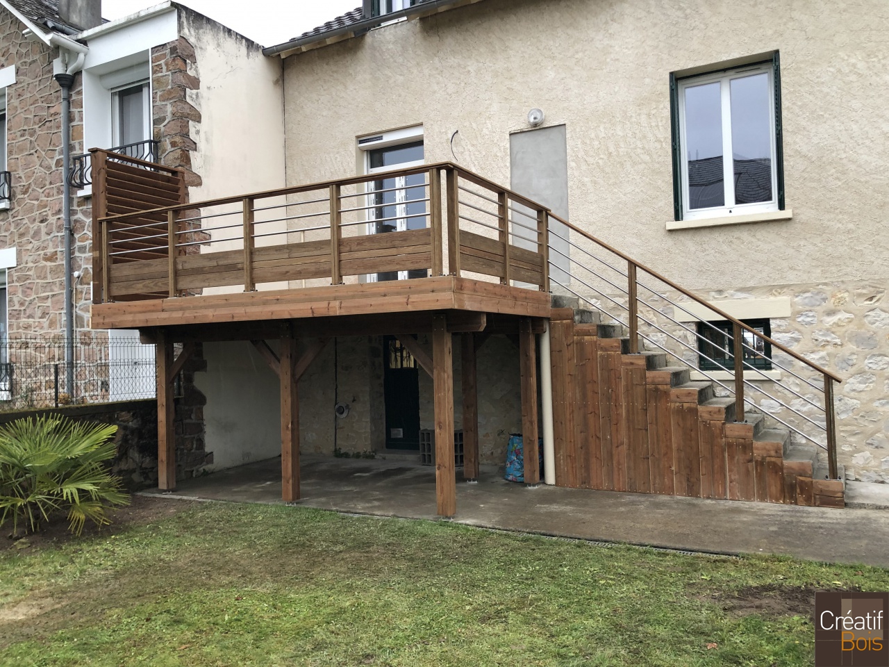 Terrasse Autoportante en Pin Rouge du Nord Garde-corps "Corrèza" et "Eila" - BRIVE la GAILLARDE - 19 Corrèze Terrasse Autoportante en Pin Rouge du Nord Garde-corps "Corrèza" et "Eila" - BRIVE la GAILLARDE - 19 Corrèze