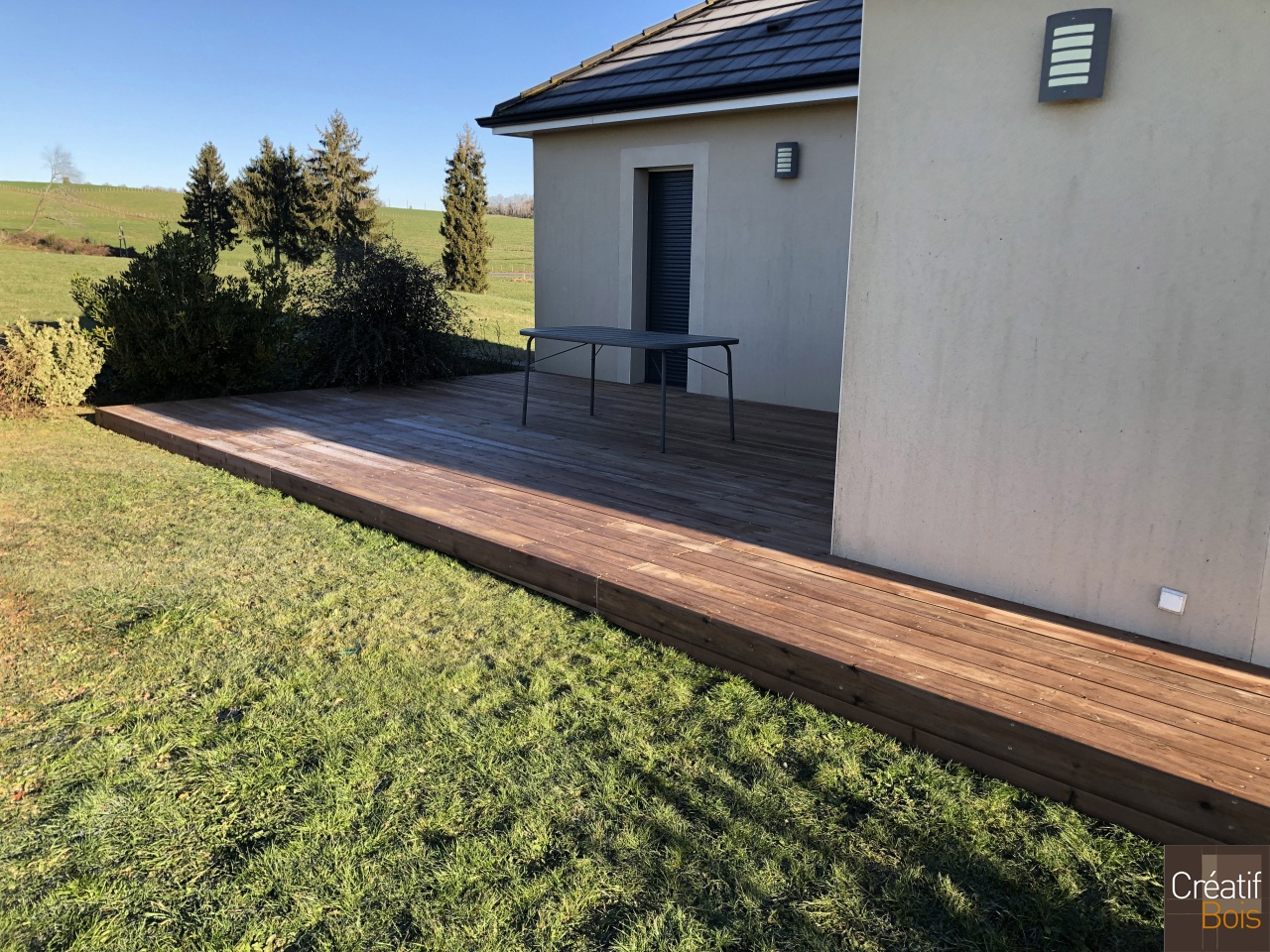 Terrasse en Pin Rouge du Nord - SAINT YBARD - 19 Corrèze Terrasse en Pin Rouge du Nord - SAINT YBARD - 19 Corrèze