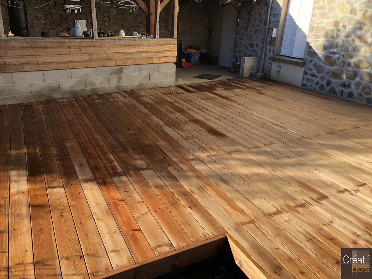 Terrasse sur Sol Stable en Pin Rouge du Nord - LIMOGES - 87 Haute-Vienne Terrasse sur Sol Stable en Pin Rouge du Nord - LIMOGES - 87 Haute-Vienne