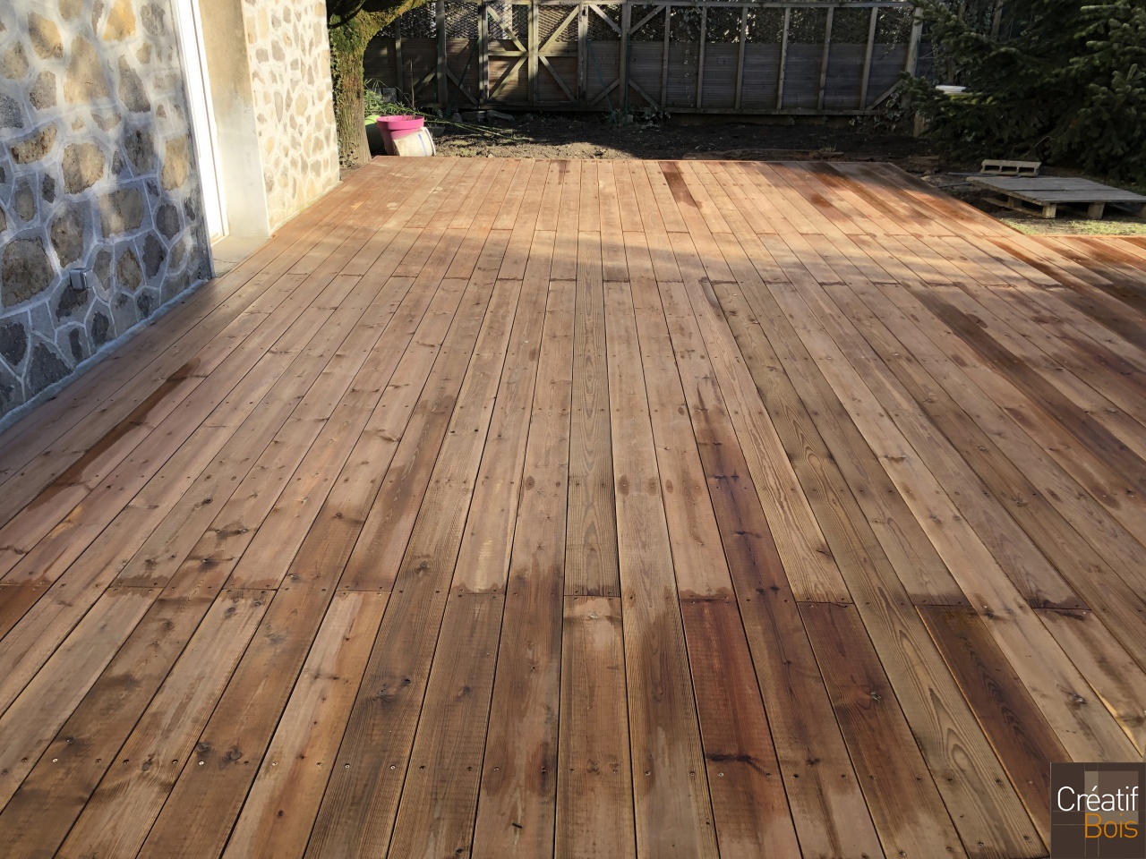 Terrasse sur Sol Stable en Pin Rouge du Nord - LIMOGES - 87 Haute-Vienne Terrasse sur Sol Stable en Pin Rouge du Nord - LIMOGES - 87 Haute-Vienne