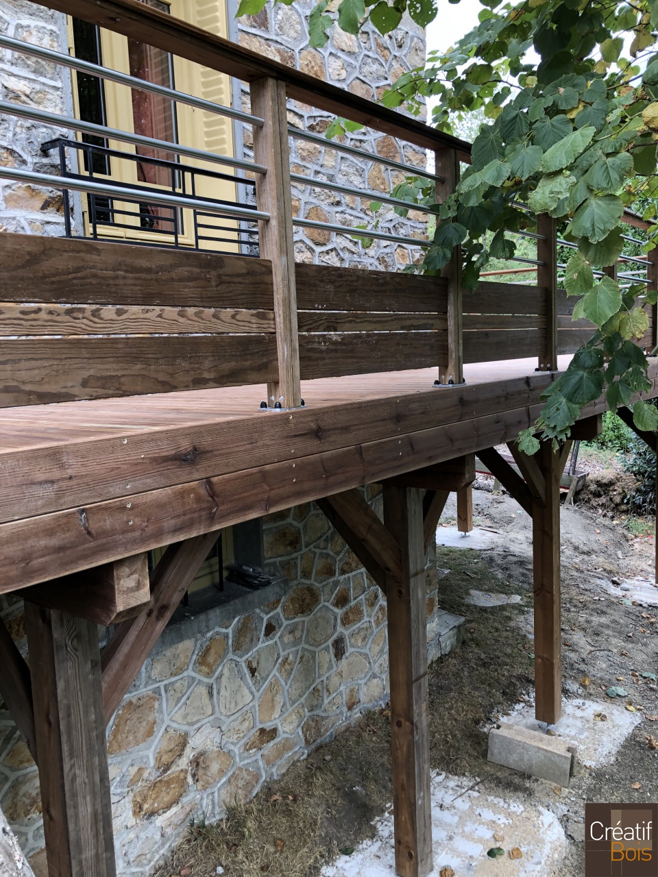 Garde-Corps Corrèza sur Terrasse sur Poteaux - VOUTEZAC - 19 Corrèze Garde-Corps Corrèza sur Terrasse sur Poteaux - VOUTEZAC - 19 Corrèze