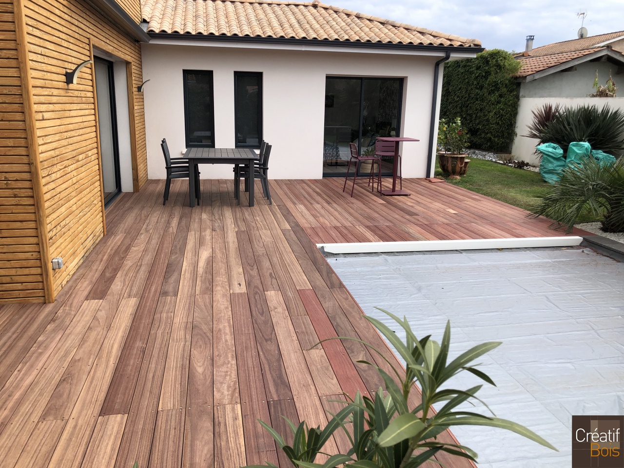 Terrasse sur Sol Stable en Padouk Arcachon - Gironde 33 Terrasse sur Sol Stable en Padouk Arcachon - Gironde 33