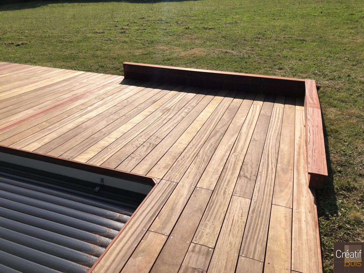 Plage de piscine sur Sol Stable en Padouk - SAINT LAURENT LES EGLISES - Haute-Vienne 87 Plage de piscine sur Sol Stable en Padouk - SAINT LAURENT LES EGLISES - Haute-Vienne 87