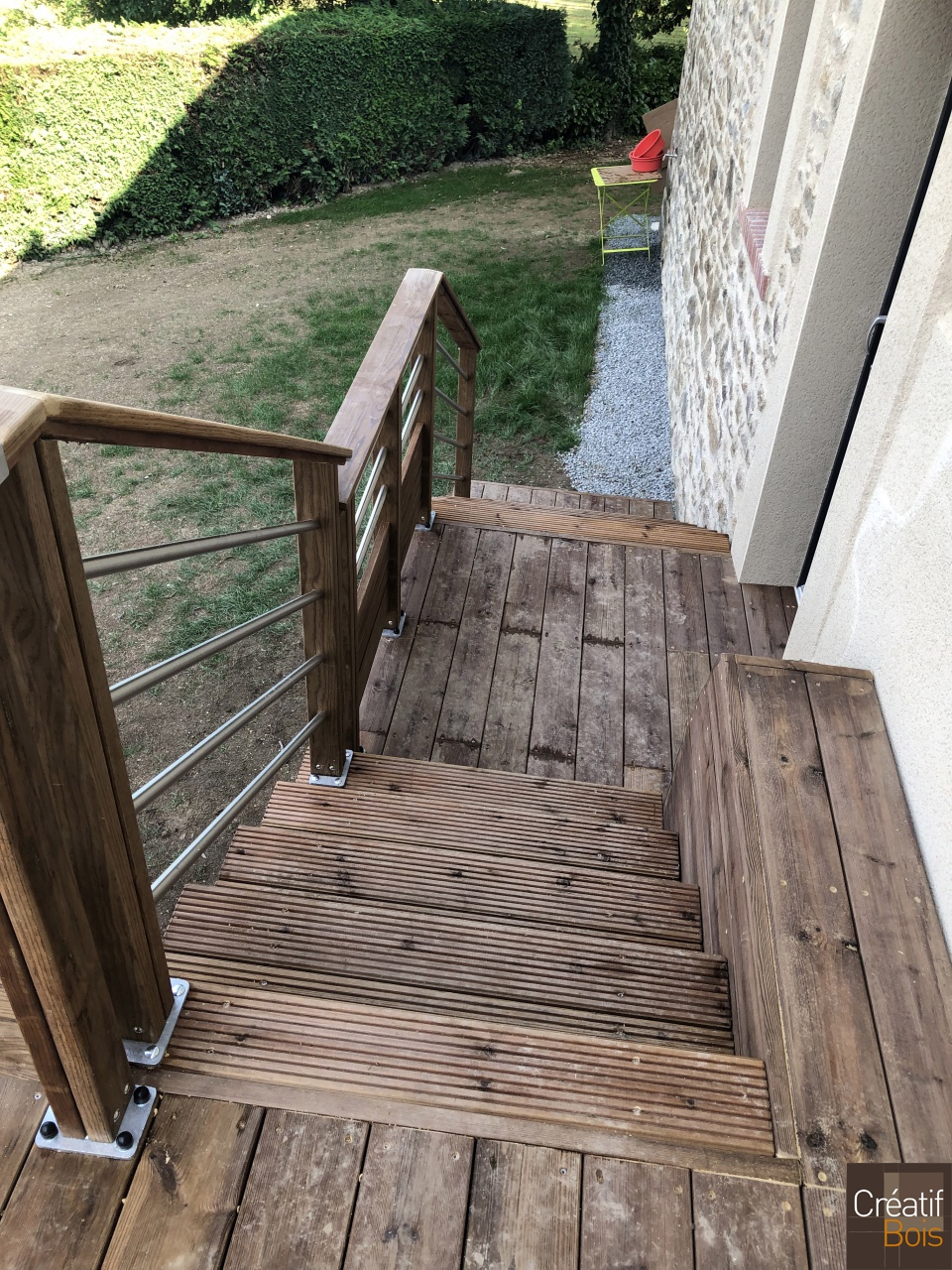 Escalier en Pin Rouge du Nord Garde Corps "Corrèza et Eila" pour le gîte "Cogite à Condat" GRAND BOURG - 23 Creuse Escalier en Pin Rouge du Nord Garde Corps "Corrèza et Eila" pour le gîte "Cogite à Condat" GRAND BOURG - 23 Creuse