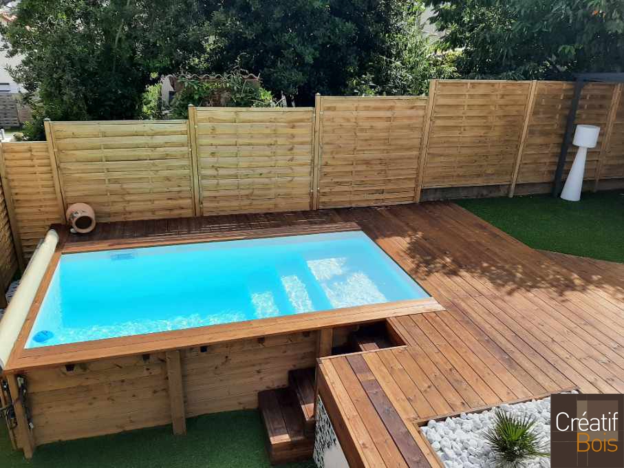 Plage de piscine en Pin Rouge du Nord sur sol stable - LIMOGES 87 Haute-Vienne Plage de piscine en Pin Rouge du Nord sur sol stable - LIMOGES 87 Haute-Vienne