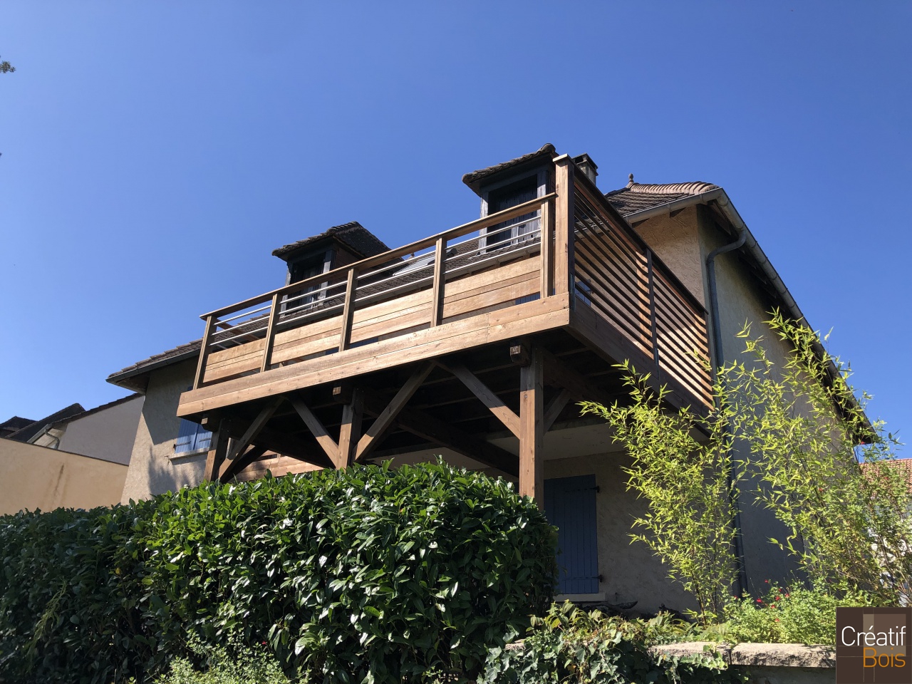 Terrasse Autoportante avec Platelage en Pin Rouge du Nord, Garde-corps "Corrèza" et palissade - BRIVE LA GAILLARDE - 19 Corrèze Terrasse Autoportante avec Platelage en Pin Rouge du Nord, Garde-corps "Corrèza" et palissade - BRIVE LA GAILLARDE - 19 Corrèze