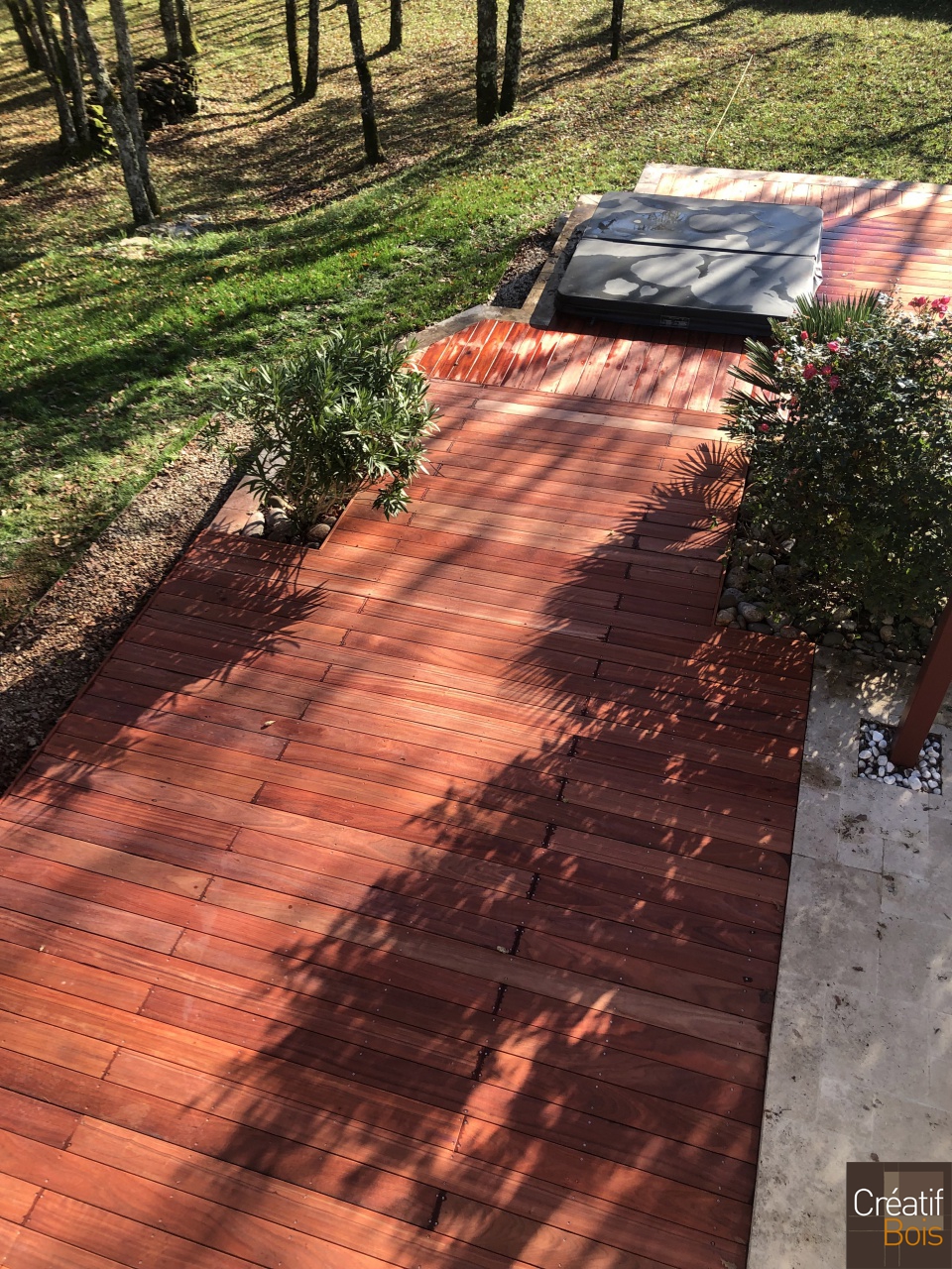 Plage de SPA en Padouk - 46 CUZANCES - Lot Plage de SPA en Padouk - 46 CUZANCES - Lot