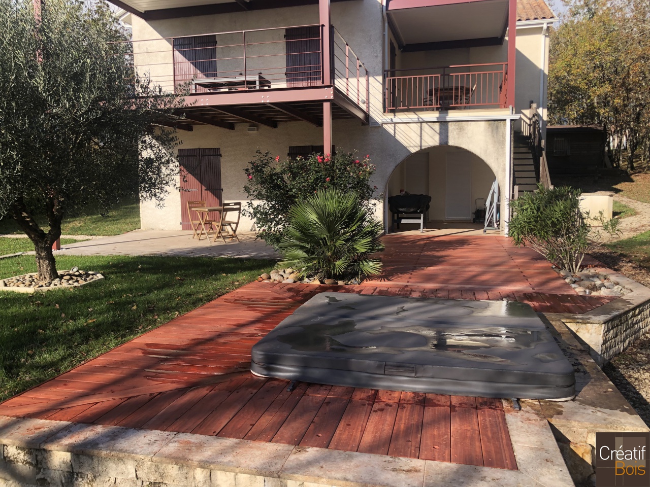 Plage de SPA en Padouk - 46 CUZANCES - Lot Plage de SPA en Padouk - 46 CUZANCES - Lot