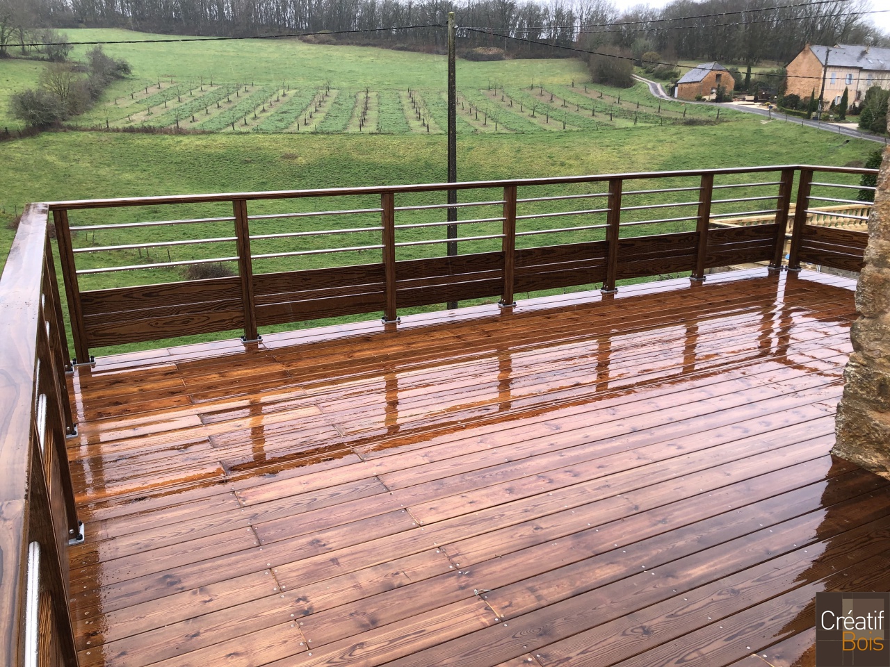 Structure autoportante garde-corps "Corrèza" - TERRASSON 24 Dordogne Structure autoportante garde-corps "Corrèza" - TERRASSON 24 Dordogne